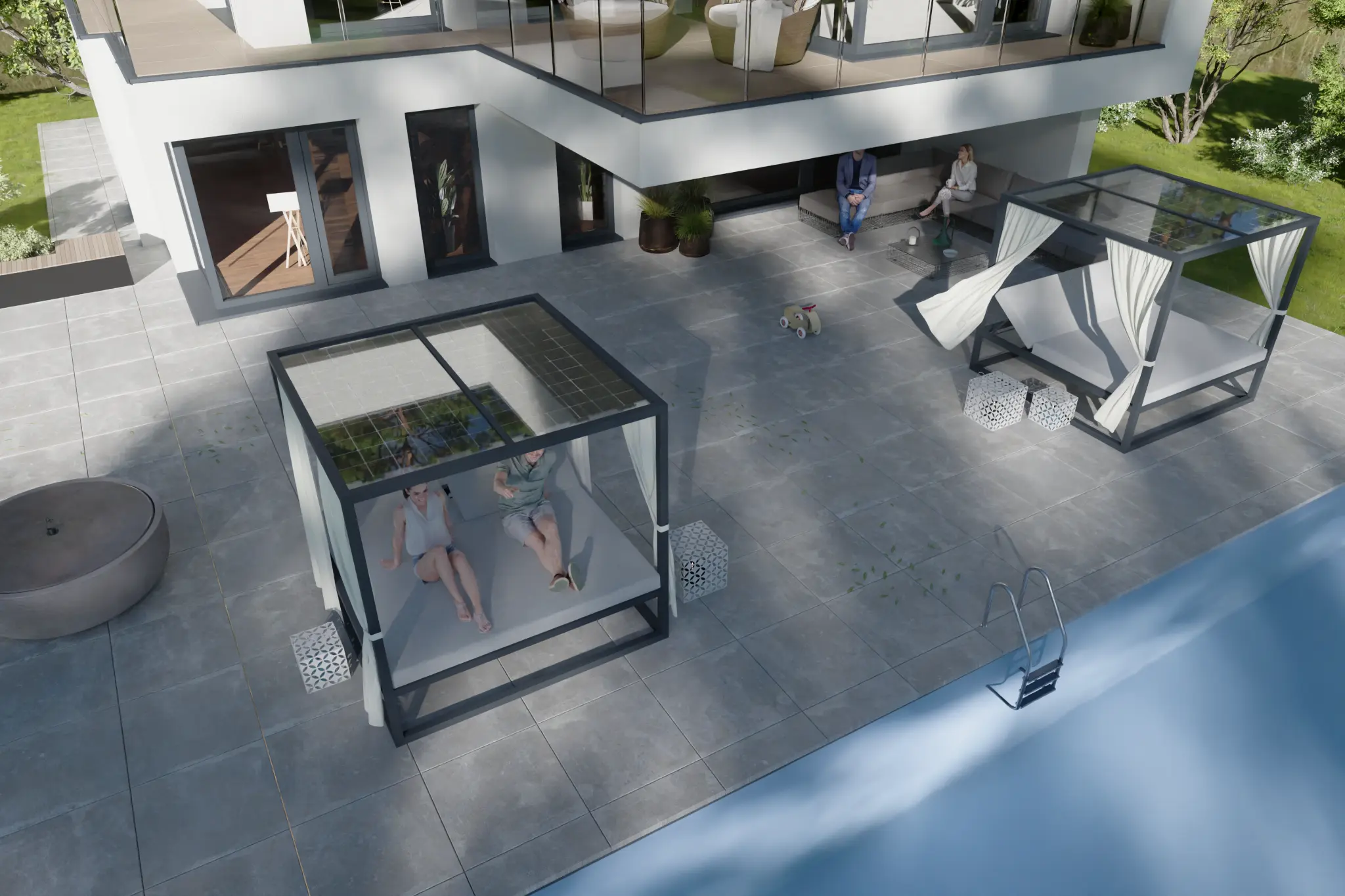 Private Terrace SolarLounge