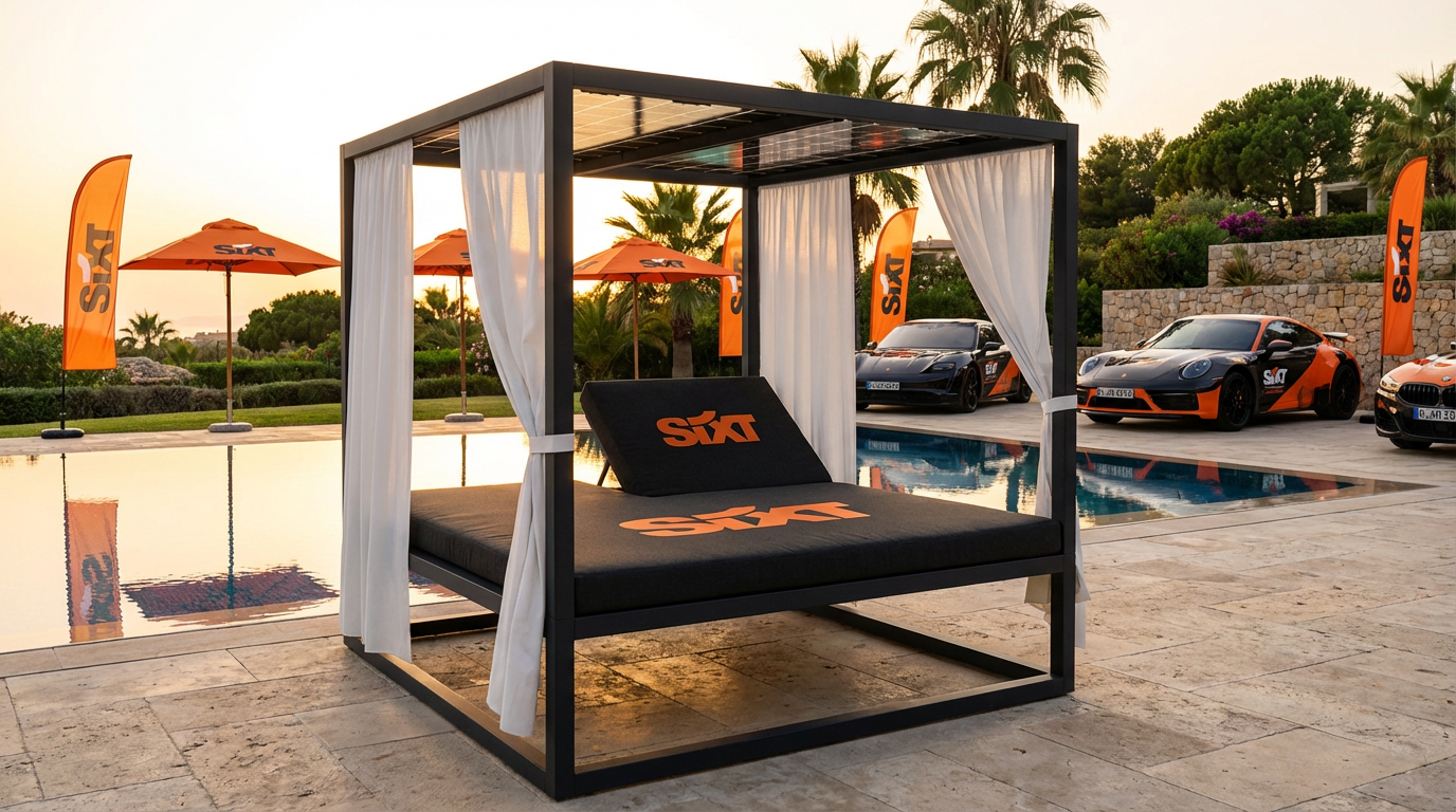 SIXT Branded Solar Lounge